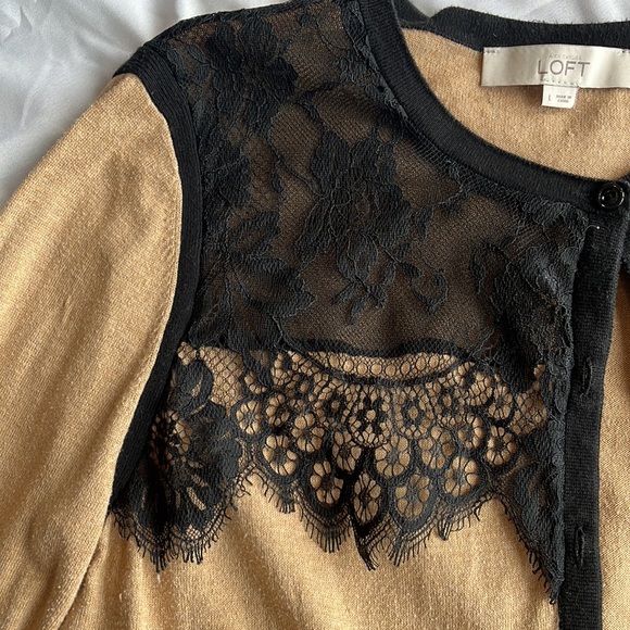 Loft Sweater with lace front - Picture 3 of 5